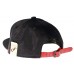 Flat Fitty FAD Strapback Cap Hat  Black and Red  One Size  eb-03693812